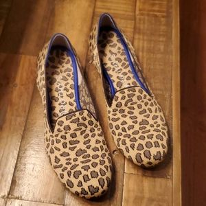 Rothys animal print loafers